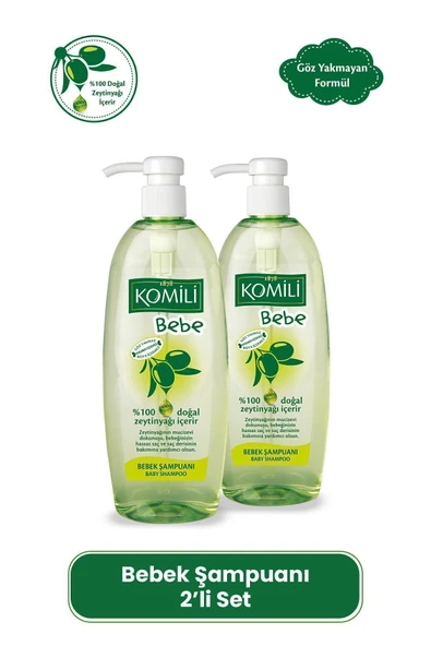 Komili Bebe Komili Göz Yakmayan Bebek Şampuanı 2'li Set - 2 X 750 ML