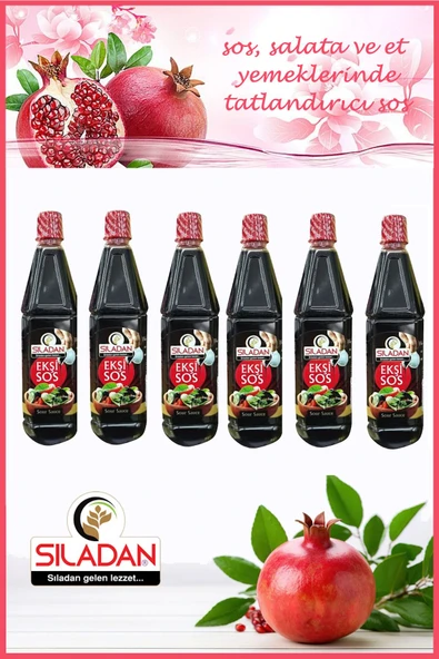 Sıladan Nar Ekşili Sos 1 lt Pet x 6 Adet ürün görseli