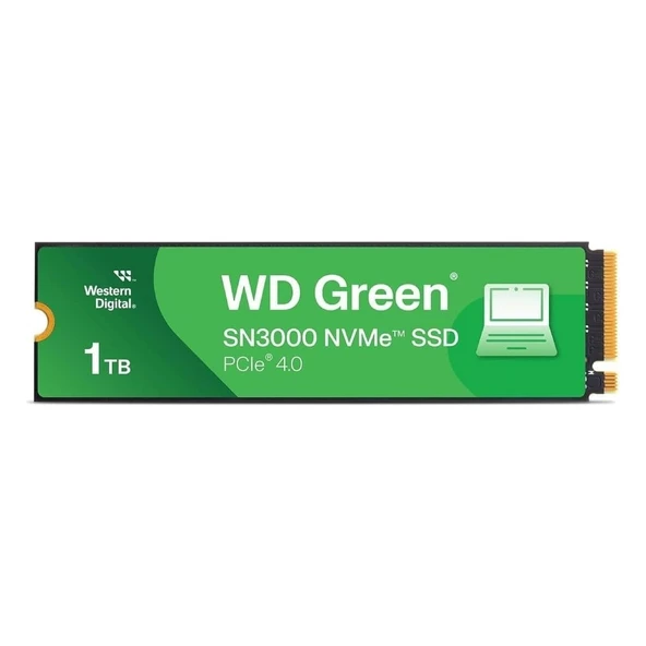 WD Green SN3000 1TB M.2 NVMe 5000/4200MB/s Gen4 SSD WDS100T4G0E