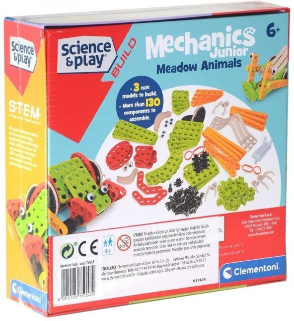 Clementoni Mekanik Laboratuarı Böcekler 75058 - 6