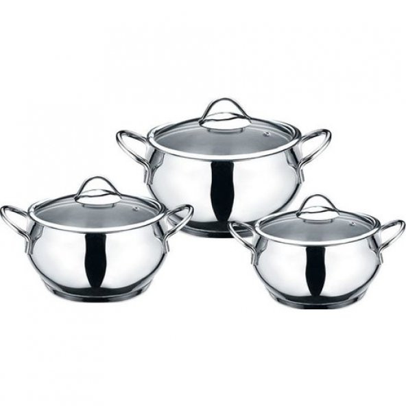 Kahramanlar Elit 3lü Küçük Boy Güveç Tencere Set