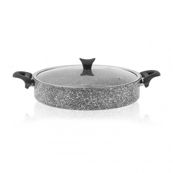 Taç Ultra Granit Karnıyarık Basık Tencere 22 Cm