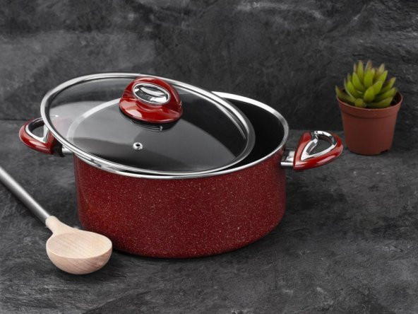 Taç Granit Teflon Derin Tencere 24 Cm - 2