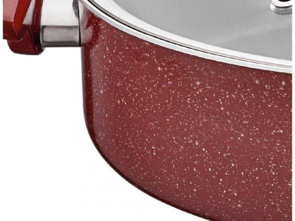 Taç Granit Teflon Basık Tencere 26 Cm - 3