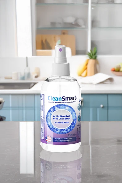CleanSmart El ve Cilt Dezenfektan Spreyi 250 ML