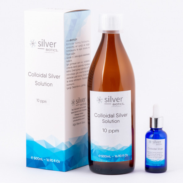 10 PPM 500ml Cam Şişe - HydraSense Kolloidal Gümüş Suyu - 2
