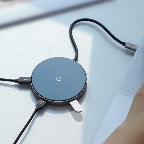 Baseus Circular Mirror, Aynalı Kablosuz Şarj Cihazı - 4
