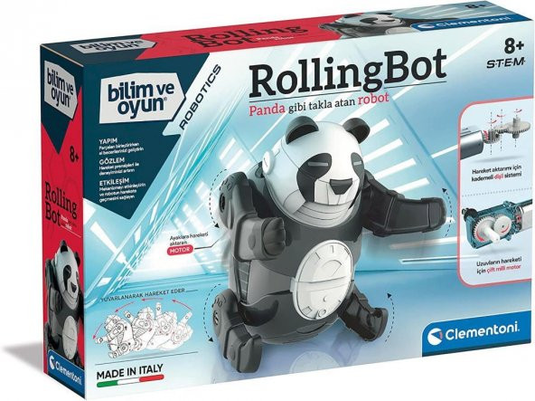 Clementoni Rollingbot Robotik Laborutavarı 64468 - 6
