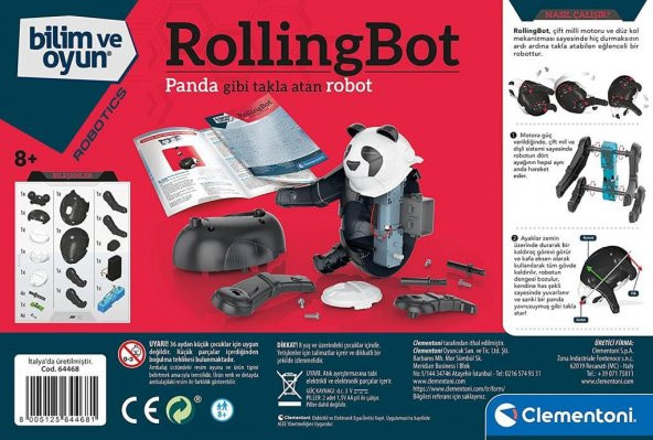 Clementoni Rollingbot Robotik Laborutavarı 64468 - 7