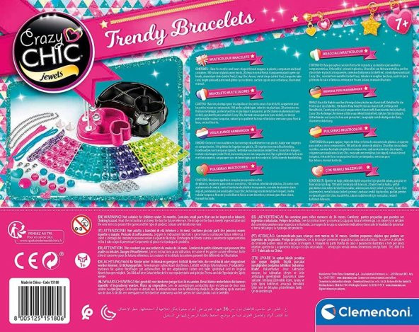 Clementoni Crazy Chic Trend Bileklikler 15180 - 5