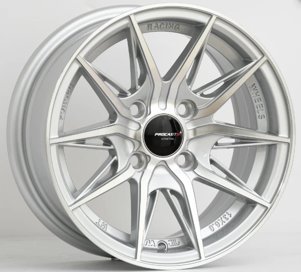 6.0X13 PCD 4X100 PRO-35442 Silver Machined ET25 73.1 Jant