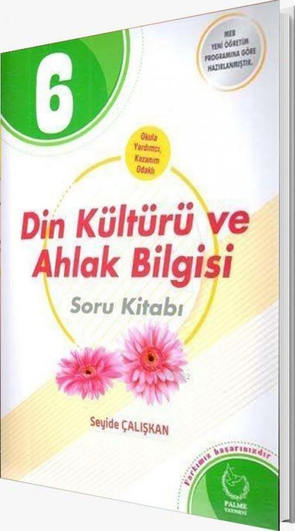 6.Sınıf Din Kültürü ve Ahlak Bilgisi Soru Kitabı Palme Yayınları