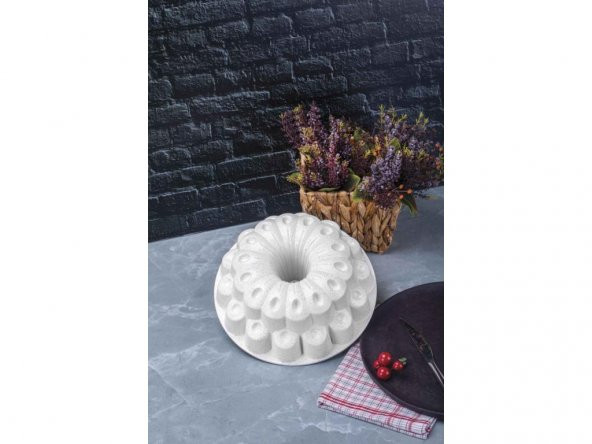 Taç Özlem Döküm Kek Kalıbı Krem TAC-6550 - 3