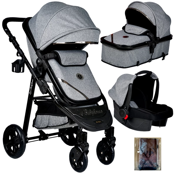 Baby Home 940 Corso Çift Yönlü Travel Sistem Bebek Arabası - 3