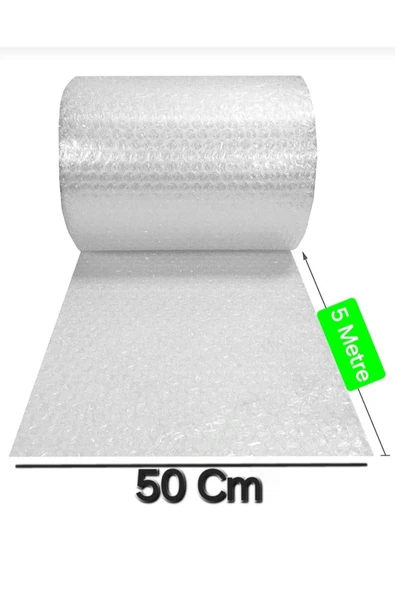 Balonlu Ambalaj Naylonu Pat Pat Havalı Naylon Balonlu Naylon 50 Cm X 5 Metre Pıtpıt