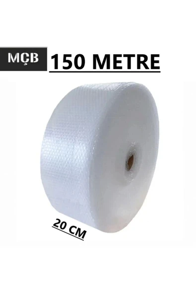 Balonlu Naylon 150 METRE X 20 CM Ambalaj Taşınma Naylonu 35 Gr Patpat Pıtpıt ürün görseli