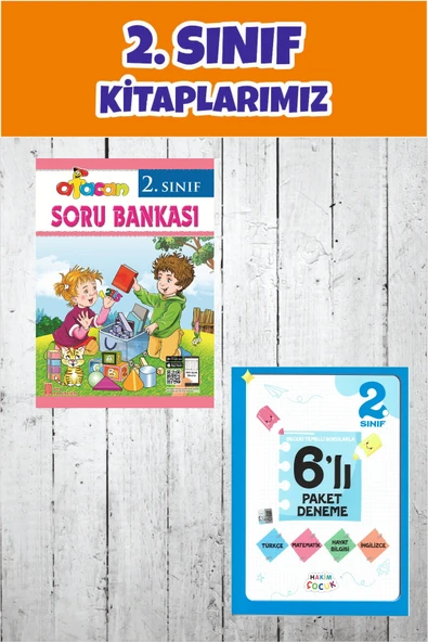 2.Sınıf Afacan Tüm Dersler Soru Bankası+ 6 lı Paket Deneme ürün görseli 1