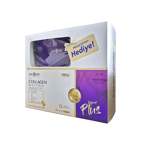 Day2Day The Collagen Beauty Plus Mango Aromalı 30x40ml Makyaj Çantası Hediyeli