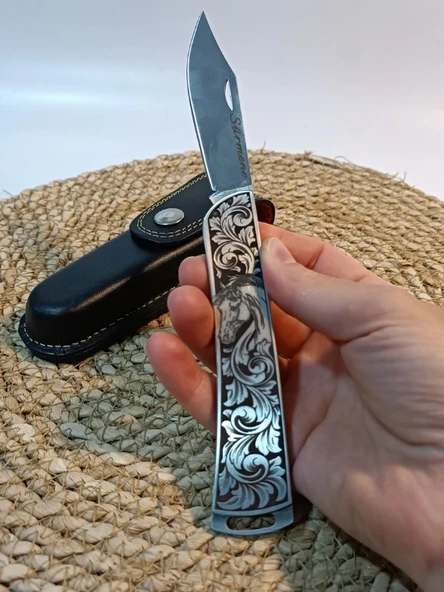 Surbisa İşlemeli Sürmene Çakısı - Resim 3