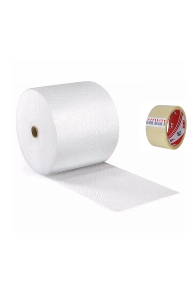 Balonlu Ambalaj Naylonu 50 Cm X 50 Metre Patpat Havalı Naylon Balonlu Naylon (KOLİ BANDI HEDİYELİ)