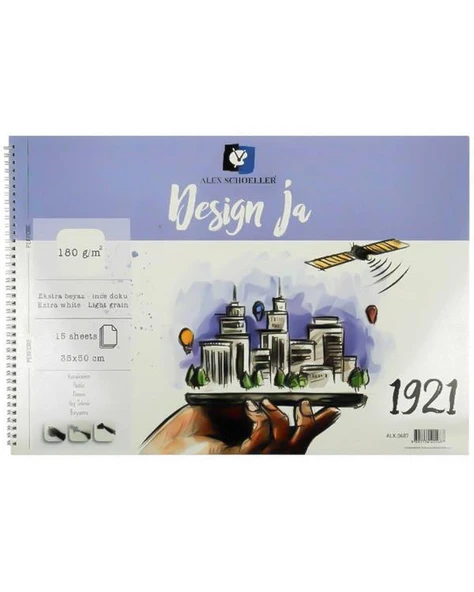 Alex Schoeller Design Ja Teknik Çizim Defteri 35x50 ALX0687