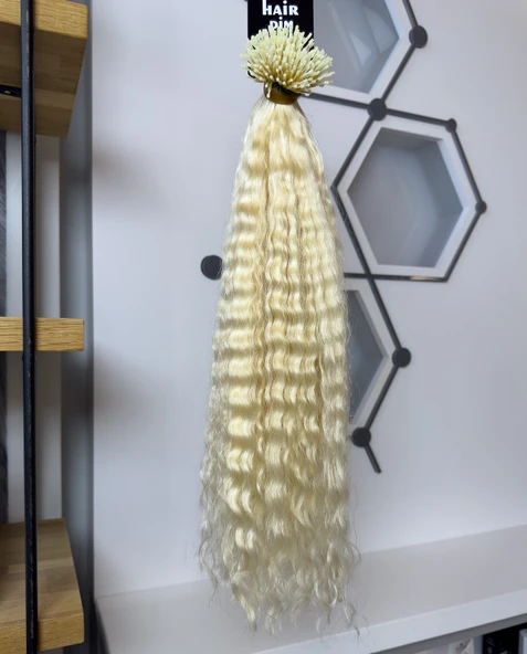 HairPim Perma (0.8 Gr) Platin Plus 50 Adet 70 Cm Yeni Nesil Kaynak Saç HP347