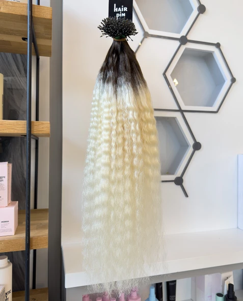 HairPim Perma (0.8 Gr) 6 Ton Ombre 50 Adet 70 Cm Yeni Nesil Kaynak Saç HP348