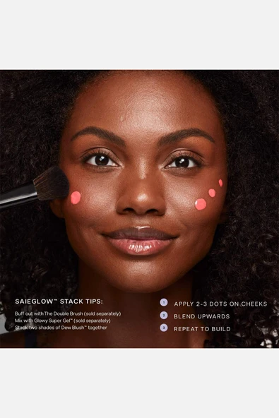 Saie Dew Blush Likit Allık Popy 12ML - 7