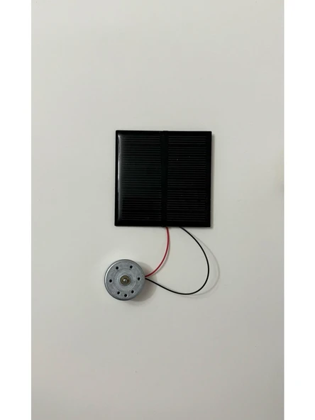 Yenilik Sever Güneş Paneli ile Mini Motor ve Pervane Seti - 3