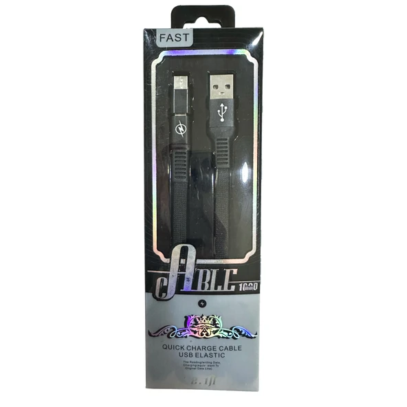 Metal TYPE-C / Micro Usb Şarj Data Kablosu Able V8