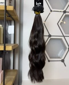 HairPim Professional (0.6 Gr) Doğal 50 Adet 70 Cm Yeni Nesil Kaynak Saç HPD369 - 4
