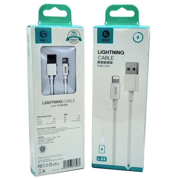 120W iphone Şarj Kablosu Dvıp L33