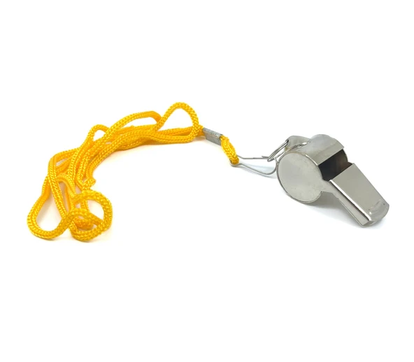 Metal Deprem Düdüğü - Turuncu İpli - 1