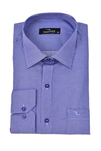 Erkek Çizgili Klasik Tek Cepli Uzun Kol Gömlek BGL-ST04553 - Resim 7