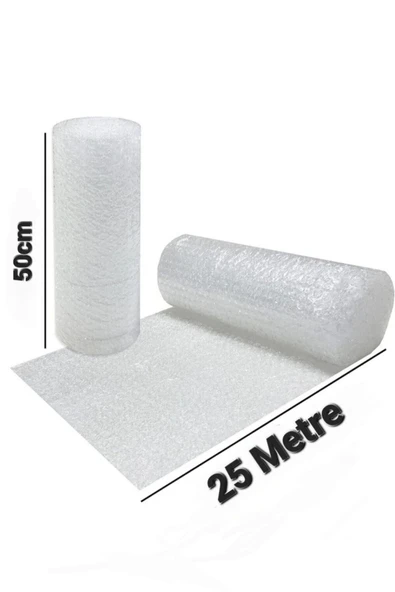 Balonlu Ambalaj Naylonu Pat Pat Havalı Naylon Balonlu Naylon 50 Cm X 25 Metre Pıtpıt Patpat