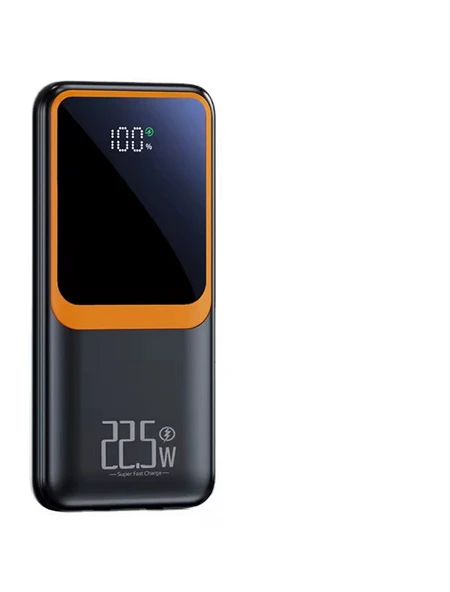 H32 Dijital Göstergeli Dahili Çoklu Kablolu 10000 mAh Powerbank SİYAH