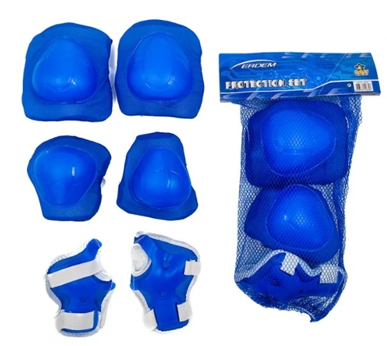 Kids Club Koruyucu Set Dizlik Dirseklik Bileklik Mavi