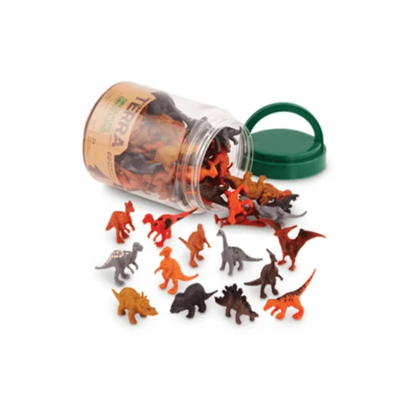 Terra 60 Parça Tüp İçinde Küçük Oyun Seti - Dinozorlar ürün görseli