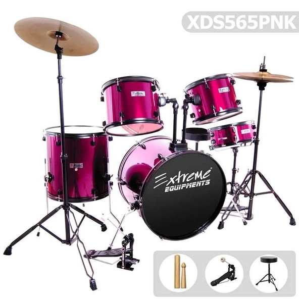 Bateri Davul Seti Pembe XDS565PNK - 2