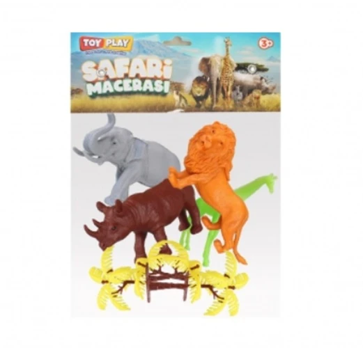 Toy Play Safari Macerası Yaban Hayvanlar Poşette