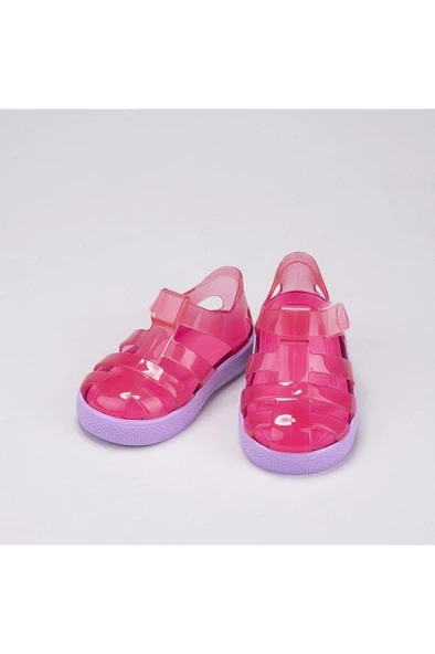 İgor S10270-018 STAR BICOLOR Kız Çocuk Sandalet Fuşya Lila 18-30 - Resim 3