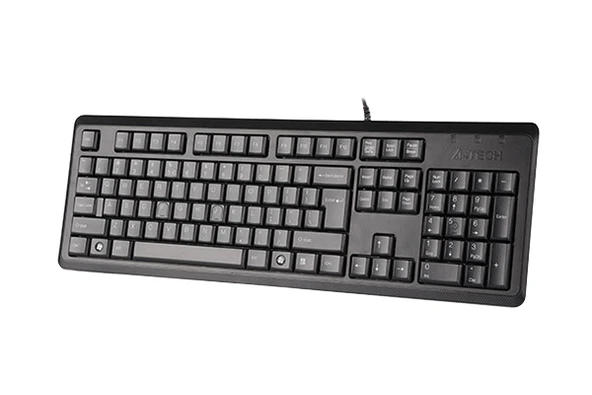 A4 TECH KR-92 Q KLAVYE USB STANDART SİYAH - 3