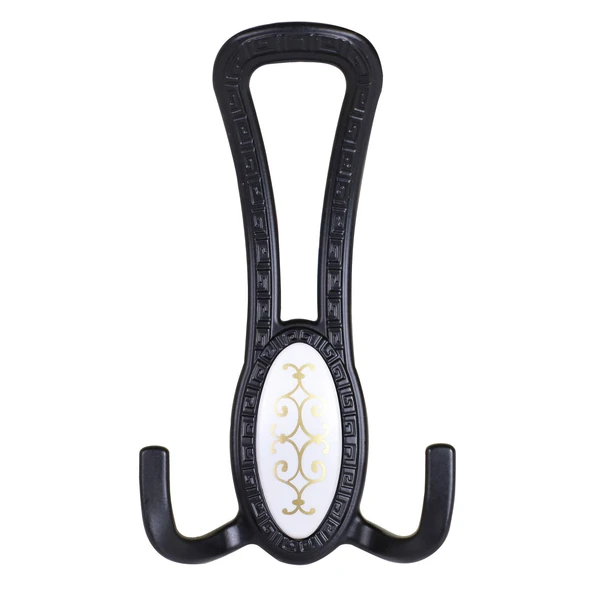 Metal Portmanto Vestiyer Duvar Dolap Elbise Mobilya Kapı Askısı Askılığı Askılık Mat Siyah 4 Adet - Resim 5