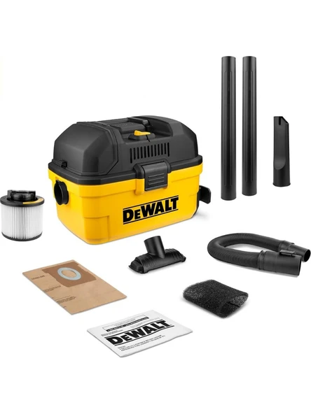 Dewalt DXV15T 1100W 15LT Taşınabilir Islak ve Kuru Elektrikli Süpürge - 2