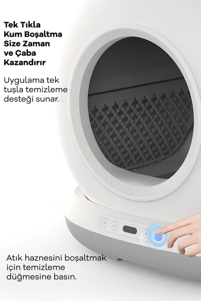 Akıllı Otomatik Kedi Tuvaleti - 7