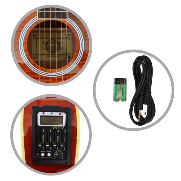 GİTAR AKUSTİK EXTREME SAHNE GİTARI (XAC45EQ4BS) - 4
