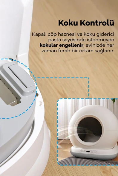Akıllı Otomatik Kedi Tuvaleti - 5