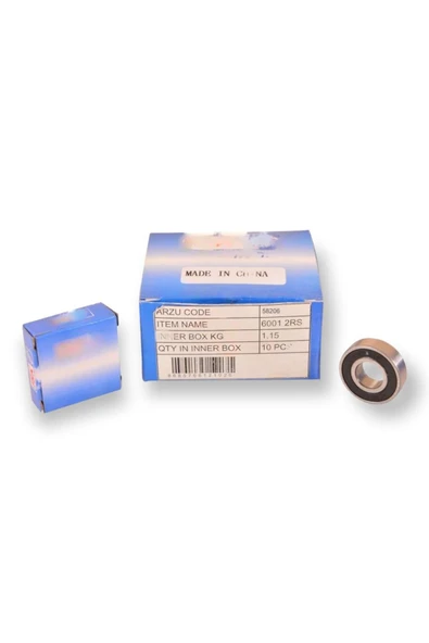 ÇELİKMOTO RULMAN [PLASTİK KAPAKLI] 6001 #58206