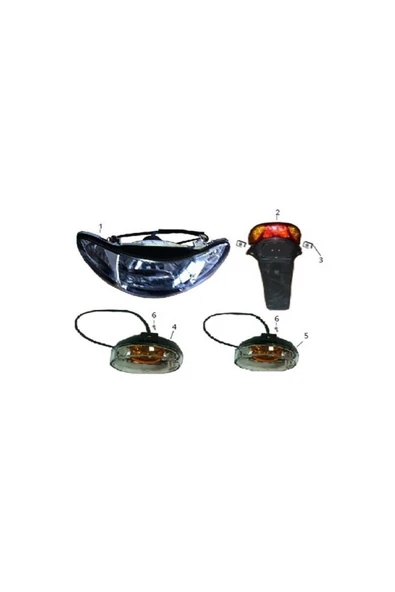 ÇELİKMOTO KUBA K-12 ÖN SİNYAL SOL #KM 40557 ürün görseli 1