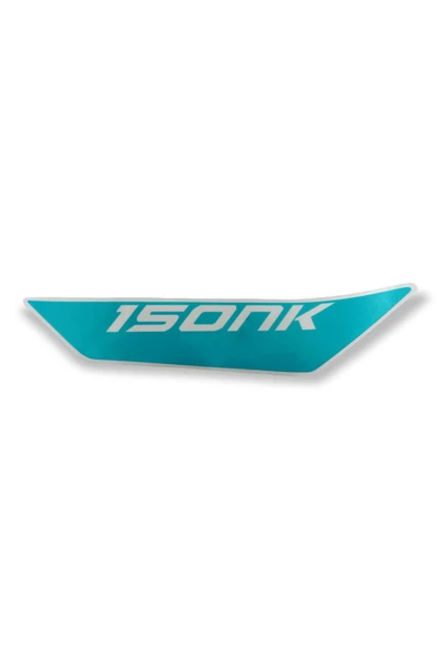 ÇELİKMOTO BENZIN DEPOSU SAG PLASTIK KAPAK ETIKETI 150NK MAVİ #Y4CFM4008A0280